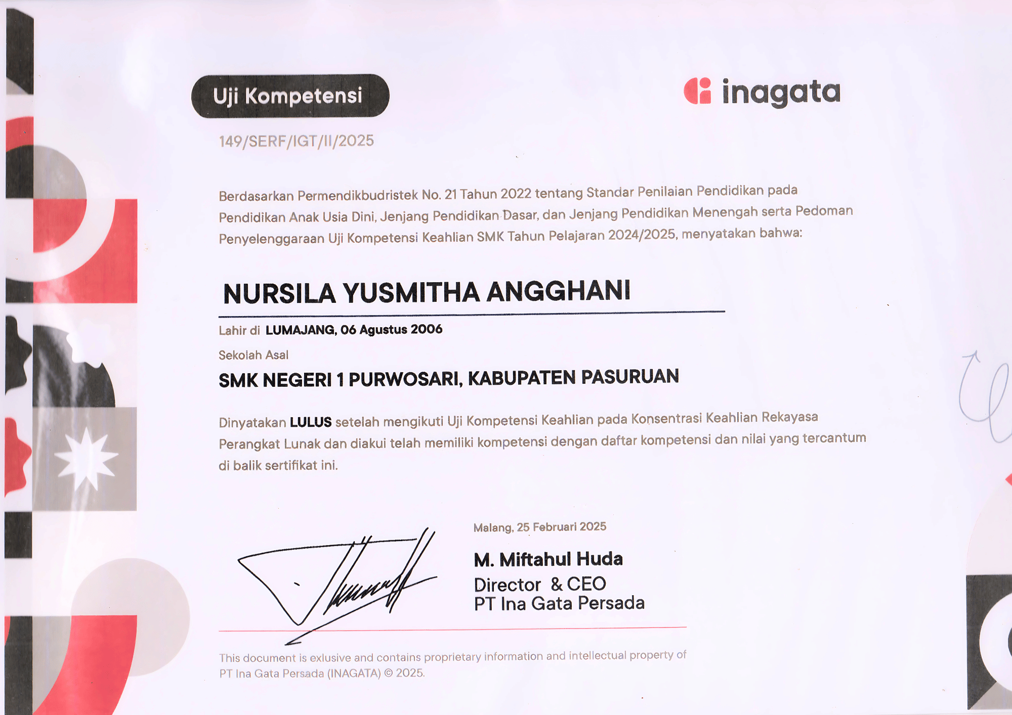 Software Engineering Skill Competency Certification