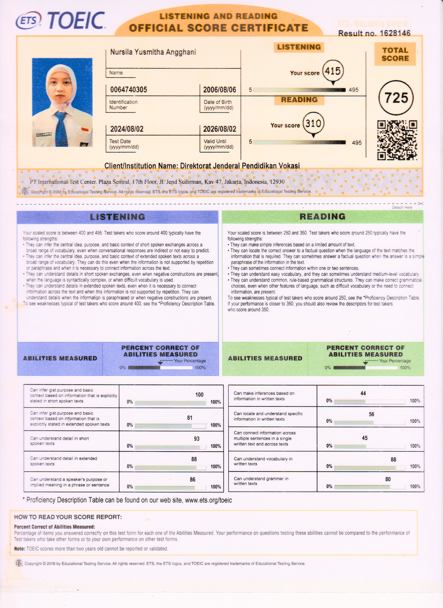 TOEIC Listening and Reading Test - ETS Global